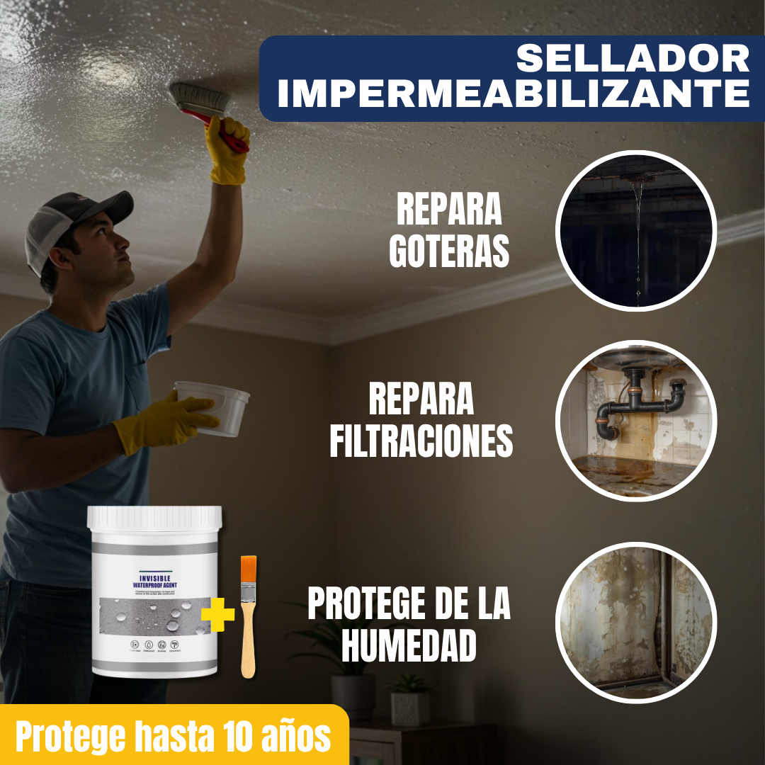 SELLADOR IMPERMEABILIZANTE INVISIBLE - SealX10®