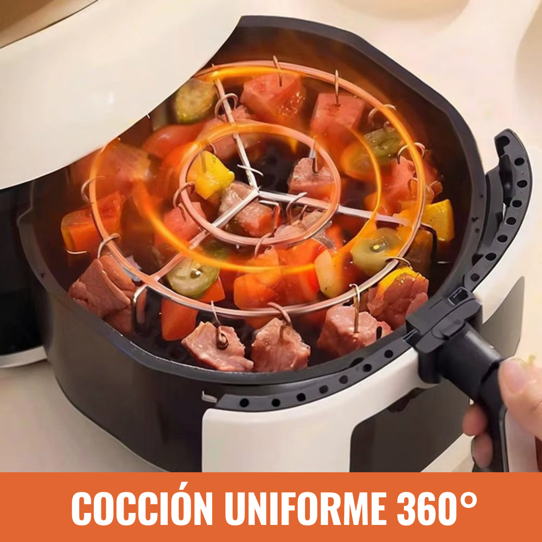 PARRILLA PARA FREIDORA DE AIRE + GANCHOS - AirGrill Pro®