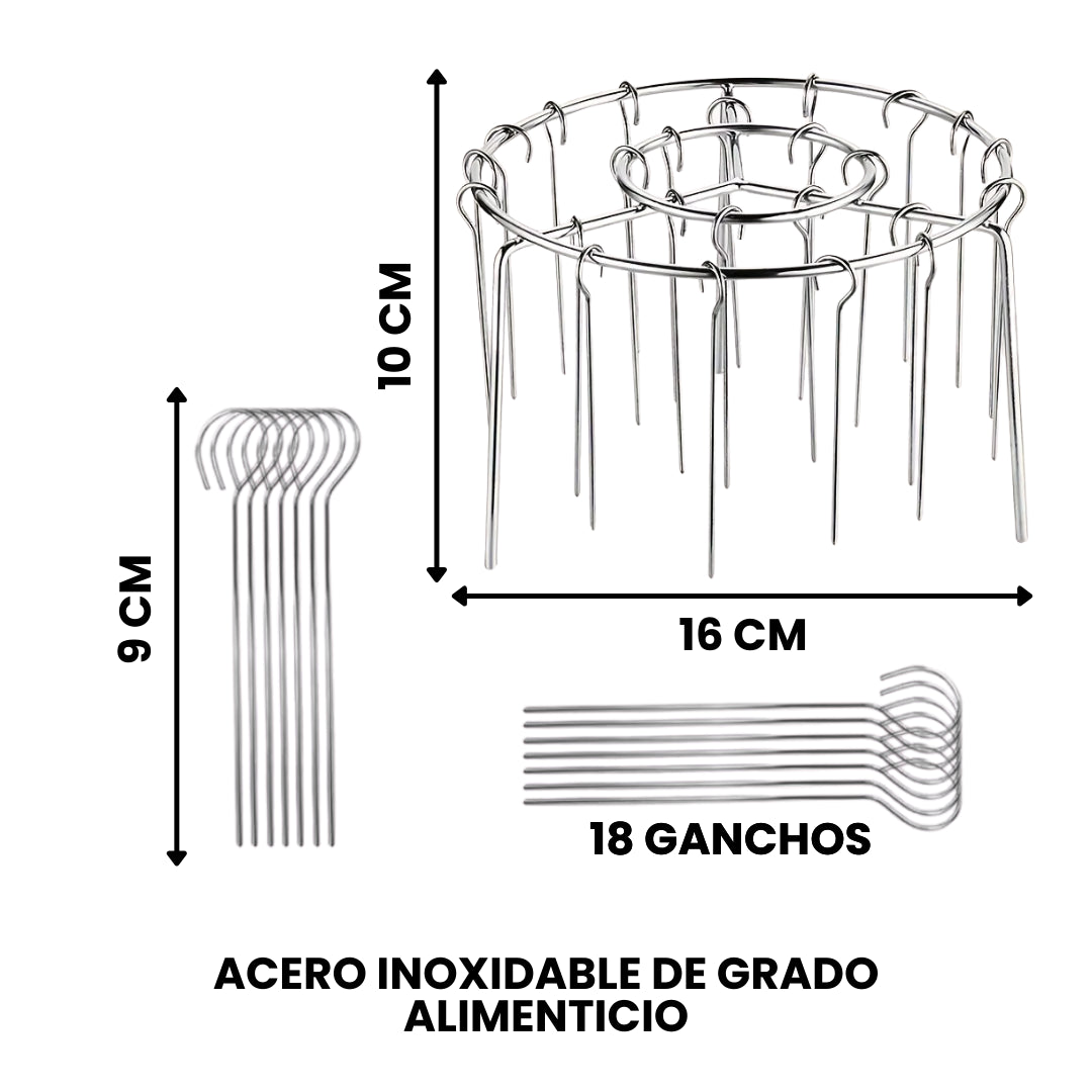 PARRILLA PARA FREIDORA DE AIRE + GANCHOS - AirGrill Pro®