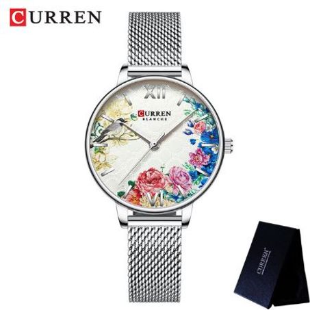 RELOJ CURREN 9059 ACERO MALLA