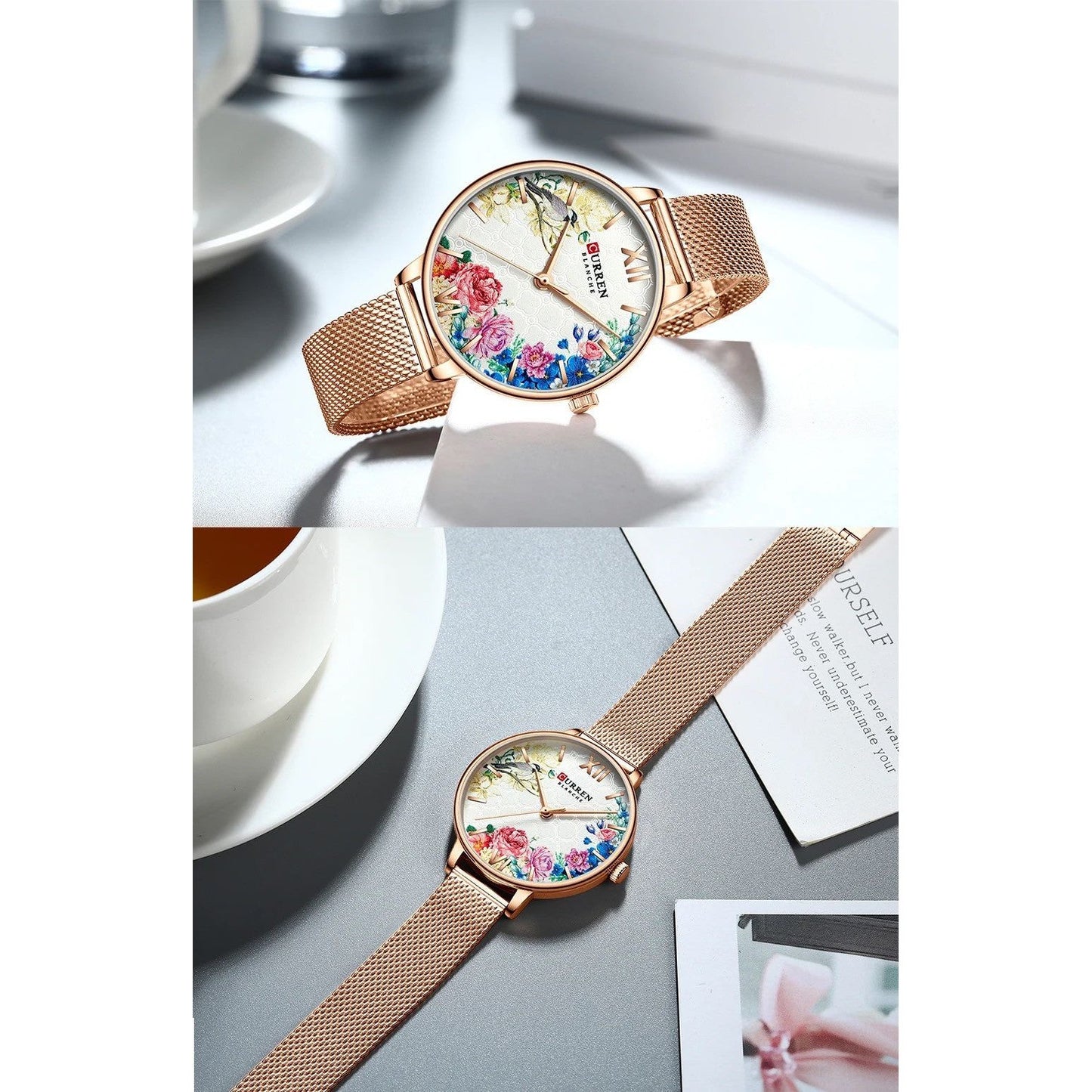 RELOJ CURREN 9059 ACERO MALLA