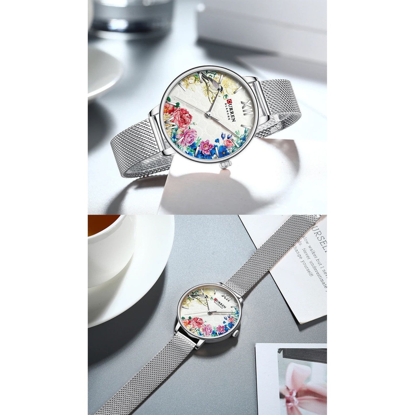 RELOJ CURREN 9059 ACERO MALLA