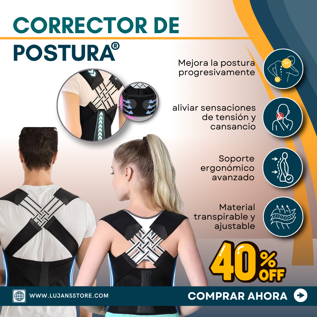 CORRECTOR DE POSTURA ORTOPEDICO UNISEX