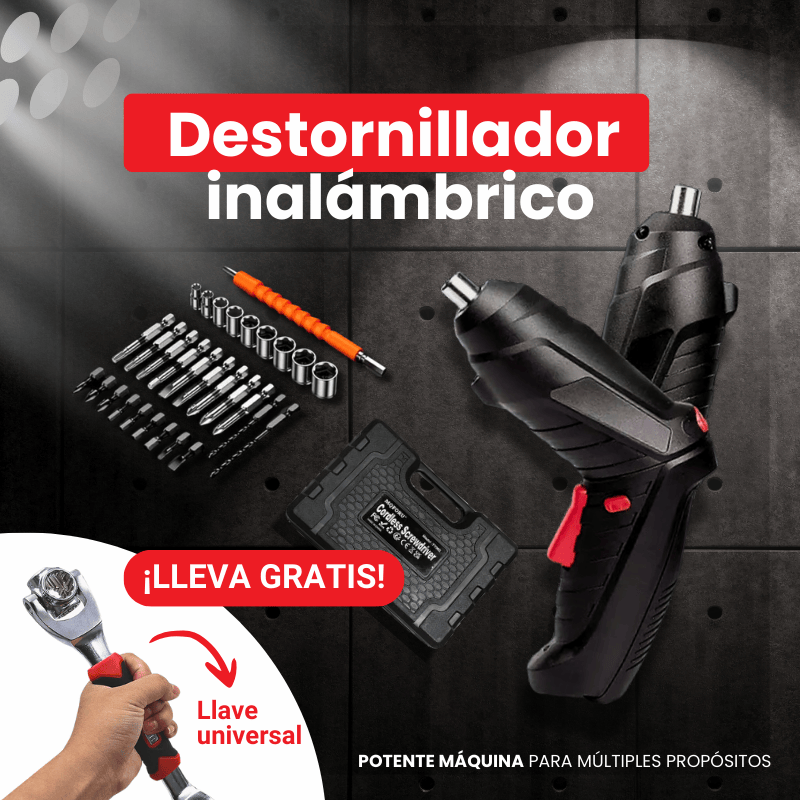 COMBO DESTORNILLADOR ELECTRICO + LLAVE 48 EN 1™