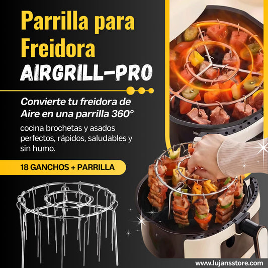 PARRILLA PARA FREIDORA DE AIRE + GANCHOS - AirGrill Pro®