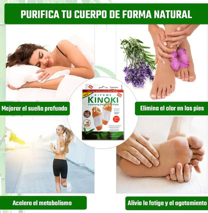 PARCHES KINOKI™ ACTUAN MIENTRAS DUERMES