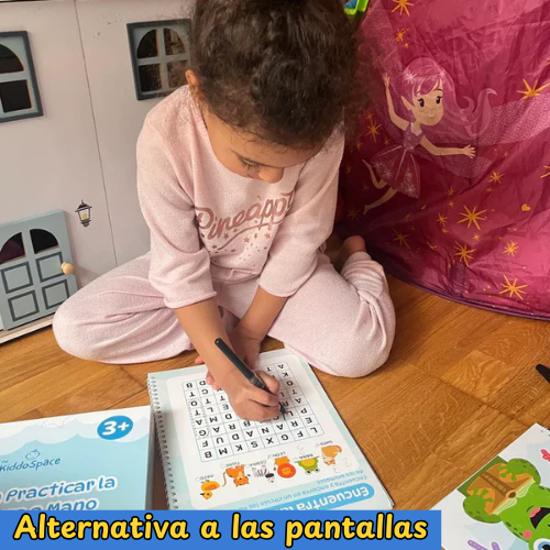 PACK 4 CUADERNOS MÁGICOS MONTESSORI REUTILIZABLES