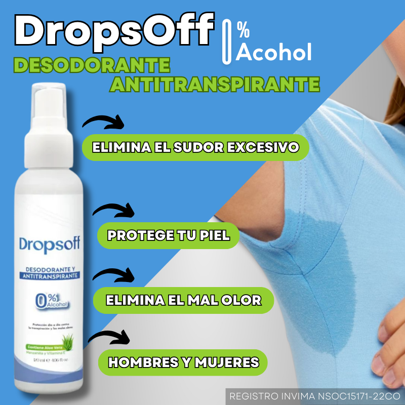 DESODORANTE Y ANTITRANSPIRANTE - DropsOff®