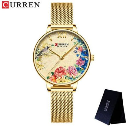 RELOJ CURREN 9059 ACERO MALLA